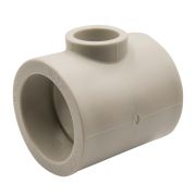 Тройник полипропиленовый переходной ф 63мм х 32мм х 63мм серый