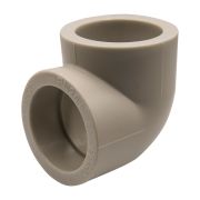 Уголок полипропиленовый ф 63мм х 90 градусов серый