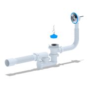 Обвязка на ванну 1 1/2*40 с вып. и переливом с гофрой Е255 АНИ пласт