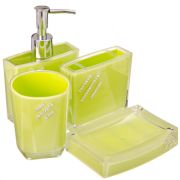 Набор д/ванной 4 пр., акрил, со стразами 