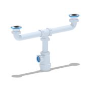 Сифон 1 1/2*40 А3000 Грот двойной АНИ пласт