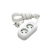 Удлинитель электр. ЭРА 2гн. 5м макс.мощ1300Вт, сеч. 0,75 кв.мм (UХ-2-5m)