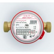 Счетчик для воды 1/2  L-110мм БЕТАР СГВМ-15 без монтаж. комплекта (г. Чистополь)
