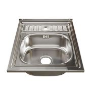 Мойка накладная MIXLINE  600х500  толщ. 0,8мм 3 1/2 выпуск