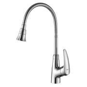 Смеситель для кухни шаровый Lemark LM0413C Linara с гибким изливом