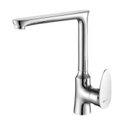 Смеситель для кухни шаровый Lemark LM0205C Nero с высоким изливом