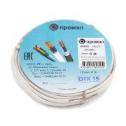 Шнур ШВВП 2х0.75 380В Б (бухта 5м) (шт) ПромЭл 13321720