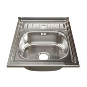 Мойка накладная MIXLINE  600х500  толщ. 0,6мм 3 1/2 выпуск