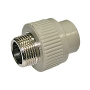 Муфта полипропиленовая комбинированная с наружней  резьбой ф 25мм х 1