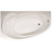 Ванна акрил 160х95 ДЖУЛИАНА Левая (каркас+панель) (Marka One)