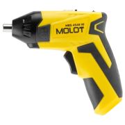 Отвертка MOLOT MBS4548Ni2011 аккумуляторная, набор бит, 4.8В