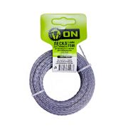 Леска для триммеров 2,0мм х 15м с полиамидным сердечником