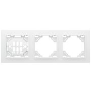 Рамка 3-м Минск EKF горизонтальная белая ERM-G-303-10