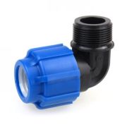 Отвод ПНД с наруж. резьбой  20х1/2