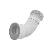 Гофра сливная для унитаза L280-550 мм ALCAPLAST A97