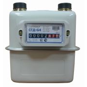 Счетчик для газа  СГД - 4 с ТК ЛЕВЫЙ резьба 1 1/4 