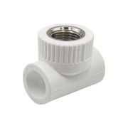 Тройник полипропиленовый комбинированный с внутренней резьбой ф 20мм х 1/2