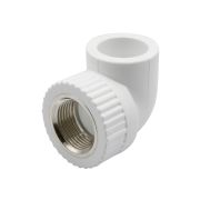 Уголок полипропиленовый комбинированный с внутренней резьбой ф 25мм х 3/4