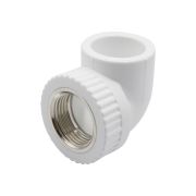 Уголок полипропиленовый комбинированный с внутренней резьбой ф 32мм х 1