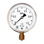 Манометр вертикальный 1,6 МПа 100х1/2 радиальный