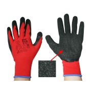 Перчатки нейлоновые с вспененным латексным покрытием