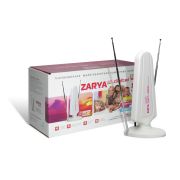 Антенна комнатная РЭМО BAS-5301 Заря (МВ+ДМВ, DVB-T2, 12V, 31,5-33,5 дБи, с блоком питания, активная)