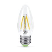 Лампа LED свеча 5Вт Е27 3000К F-LED  ASD стекло