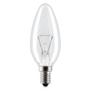 Лампа накал. 60W Е14 свеча (прозр.)