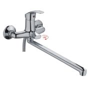 Смеситель для ванны шаровый HAIBA HB2236 L-35см дивертор в корпусе