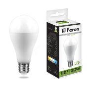 Лампа LED А60 20Вт Е27 4000К обычная FERON