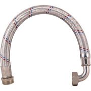 Подводка для воды УГЛОВАЯ нержавеющая оплетка  1