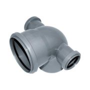 Отвод ПП 110/50х87,5* с 2-мя раструб. влево-вправо