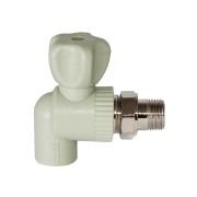 Кран PPR шар. ф 25мм с амер. 3/4