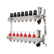 Коллекторный блок нерж в сборе с расход.  7 выходов VIEIR VR113-07