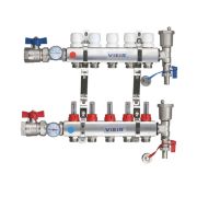 Коллекторный блок нерж в сборе с расход.  9 выходов VIEIR VR113-09