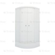 Душевое ограждение 90х90 полукруг А низ поддон Лен, Triton