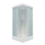 Душевая кабина 90х90 квадрат А низ поддон матовое стекло Риф-К Triton