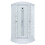 Душевая кабина 90х90 полукруг А низ поддон Мозаика, Triton