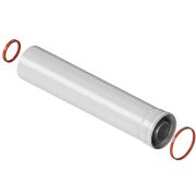 Труба коаксиальная ф 60/100 L= 0,5м (VIVAT, EP-60100-050)