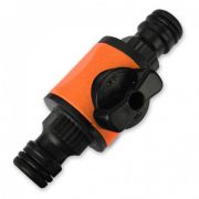 Коннектор двухсторонний с краном