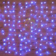 Гирлянда LED Дождь 1.5мх1.0м синий NEON-NIGHT