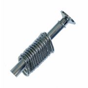 Карниз для ванной хром 2,2м кольцами САНАКС