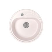 Мойкa ML-GM10 круглая, светло-розовая (311), 440мм (глуб. чаши 180)
