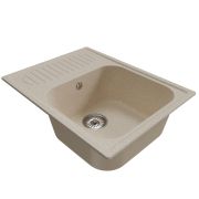 Мойка ML-GM18 с крылом, бежевая (328), 640*490*190мм