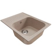 Мойка ML-GM18 с крылом, песочная (302), 640*490*190мм