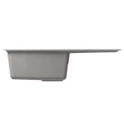 Мойка ML-GM31 с крылом, серая (310), 770*500*190мм