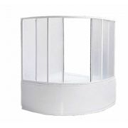 штора для ванны Катанья 150х100х140 белая