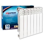 Радиатор алюминиевый AQUAPROM 80/350 6 секций 105Вт/сек