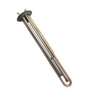 Тэн для водонагревателя RF 2кВт (700+1300), медь, Ф64мм, М4, клеммы под винт М4, L320мм, 220V