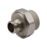 Муфта полипропиленовая разъемная с наружней резьбой ф 25мм х 1/2